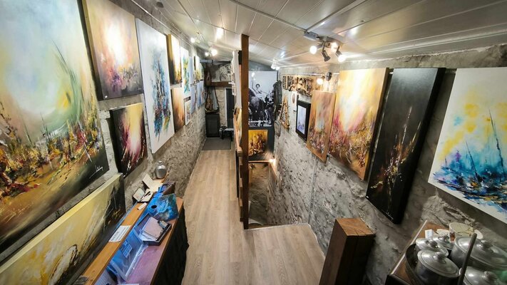 Jean-Claude Lannes in the Studio