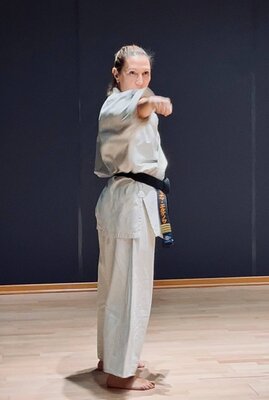 Fatima Erkenova in the Studio