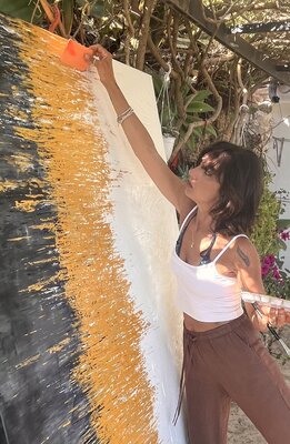Silvana Vizzini in the Studio: Ispirazione in mezzo alla natura