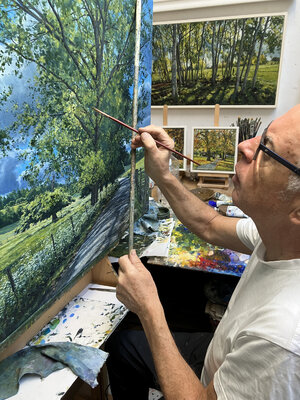 Mark McLaughlin in the Studio