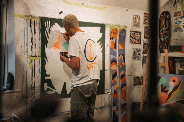 Tommy Knuts in the Studio