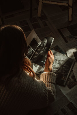 Katharina Goniwiecha in the Studio