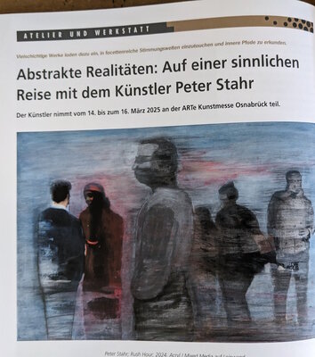 Peter Stahr in the Studio: Künstlerportrait im Kunstmagazin ARTPROFIL