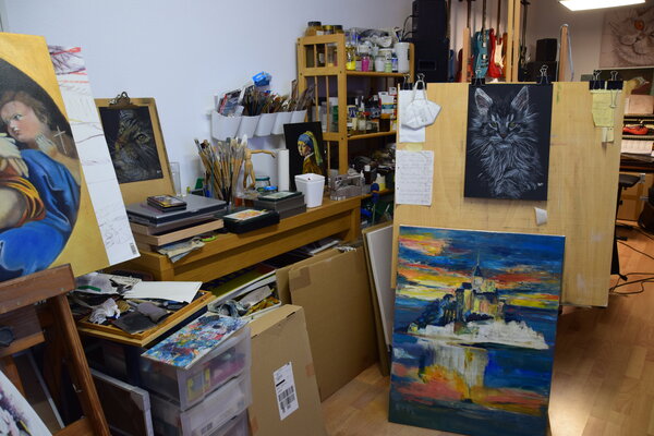 Birger Dicke in the Studio