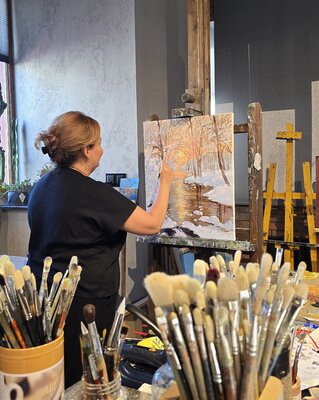 Gulshaba Abbasova in the Studio: Behind the scenes