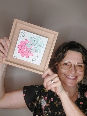 Marina Burgenmeister im Studio: Nimm dir Zeit, um glücklich zu sein. Kunst zeigt das Unaussprechliche!
