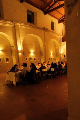 Sonja Kalmanfi in the Studio: 2025 – Solo Exhibition at the Convento Francescano, Cuccaro Vetere, Cilento, Italy