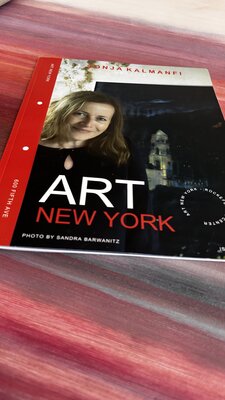 Sonja Kalmanfi in the Studio: My own artist’s magazine that I was featured in.
