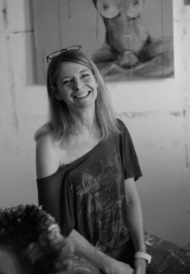 Tanja Schnabl in the Studio