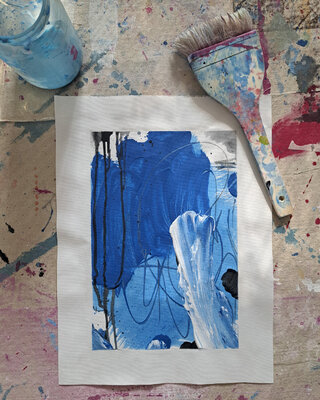 Jennifer Vahlbruch in the Studio