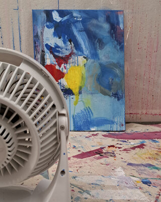 Jennifer Vahlbruch in the Studio
