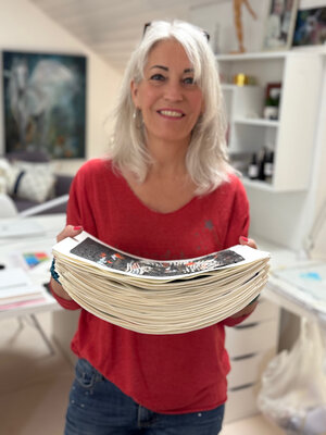 Nathalie Perler in the Studio: Quelques oeuvres sur papier