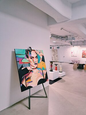 Nana Artamonova in the Studio