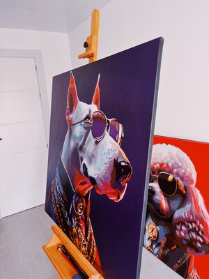 Nana Artamonova in the Studio