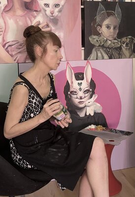 Gema Alvaro in the Studio