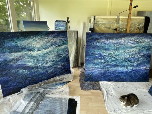 Ulrike Schmelter in the Studio: Besuch im Atelier