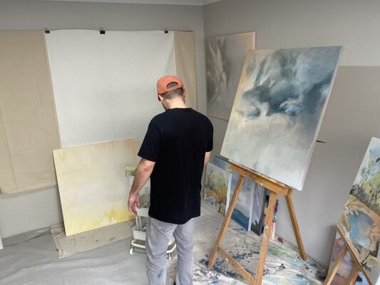 Dale Pattenden in the Studio