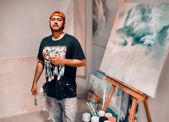 Dale Pattenden in the Studio