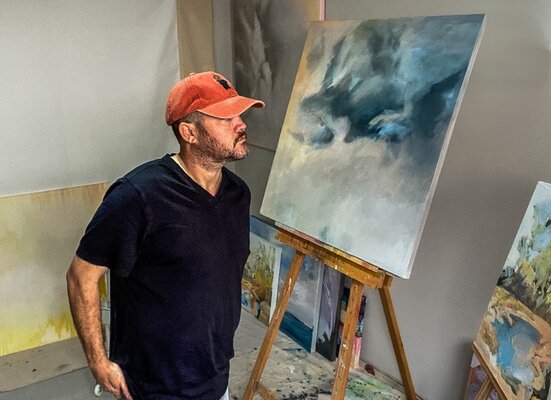 Dale Pattenden in the Studio
