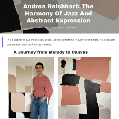 Andrea Reichhart in the Studio