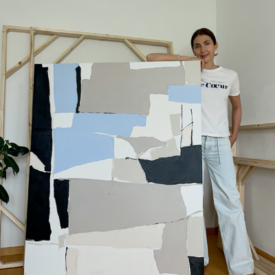 Andrea Reichhart in the Studio