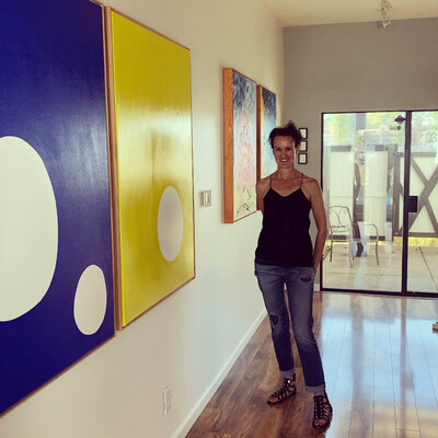Kerry Campbell in the Studio: On the gallery walls