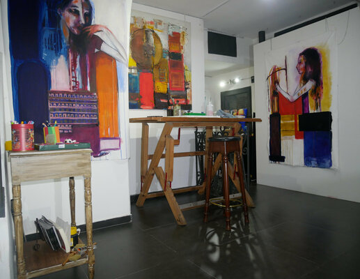 Ana Verónica Fonseca in the Studio