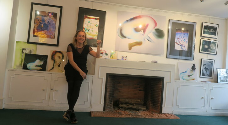 Anne-Sophie A Bettembourg in the Studio: PLACE DAUPHINE Exhibition SOLO SHOW - PARIS 2020