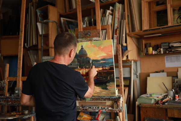 Khodakivskyi Vasyl in the Studio