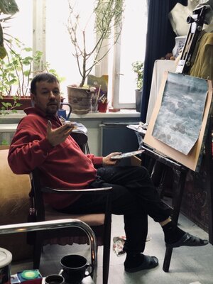 Khodakivskyi Vasyl in the Studio