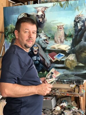 Khodakivskyi Vasyl in the Studio