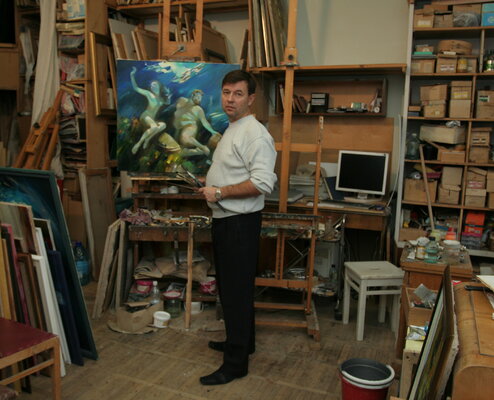 Khodakivskyi Vasyl in the Studio