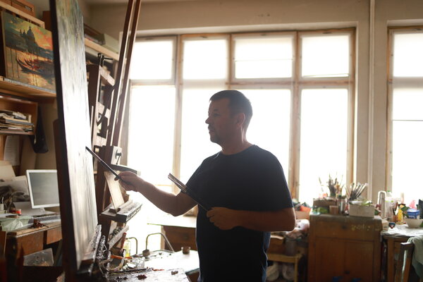 Khodakivskyi Vasyl in the Studio