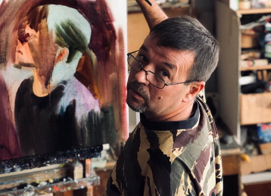 Khodakivskyi Vasyl in the Studio