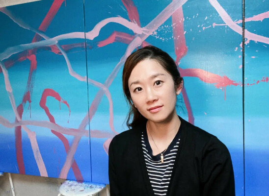 Lacey Kim in the Studio