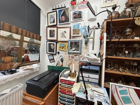 Bassam Andari in the Studio: There is more to my small studio than meets the eye