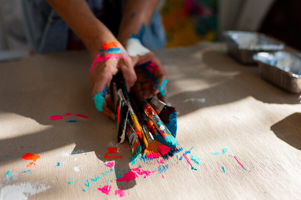 Michaela Kuhl in the Studio: Atelier