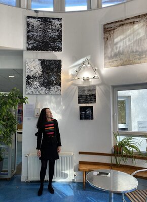 Ines Soavi in the Studio: Accrochage à La Kab' . Expo Solo