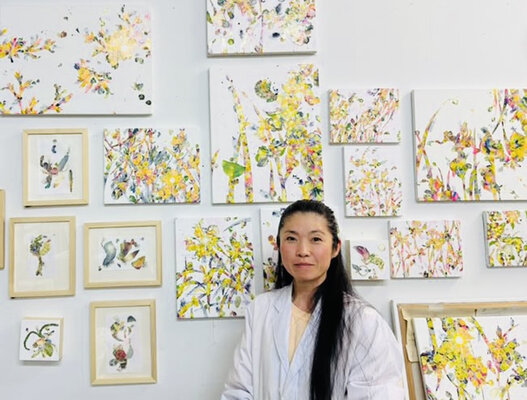 Ayako Bando in the Studio