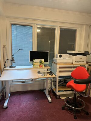 Joanne Joki in the Studio: My favorite spot.