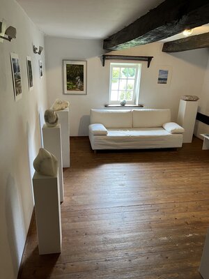 Annett Coumont in the Studio: Parts of the permanent exhibition in my studio house "Halfen Dombach 1"