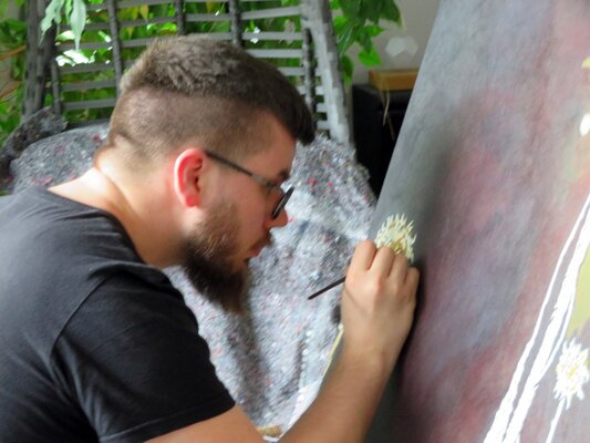 Marcel van Beek in the Studio: @work, Les Fleurs du Mal III (2023)
