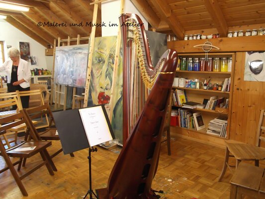 Monika Lehmann in the Studio: Atelierkonzert - KUNST HÖREN UND SEHEN
