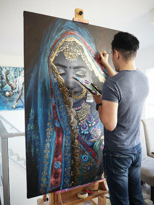 Tadaomi Kawasaki in the Studio