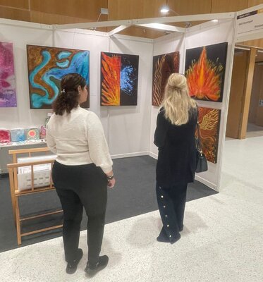 Qudsia Musrat Albaum in the Studio