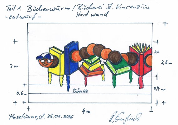 Rainer Englisch in the Studio: Entwurfsteil
