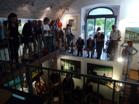 Paolo Cristiani in the Studio: Vernissage personale a Spoleto (Italy, giugno 2025) alla Galleria Poli d'Arte