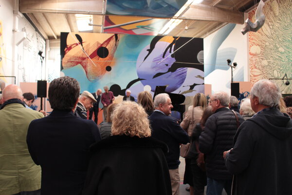 Paolo Cristiani in the Studio: Vernissage Mostra Modena - aprile 2023