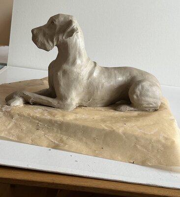 DOGFINEART in the Studio: work in progress....