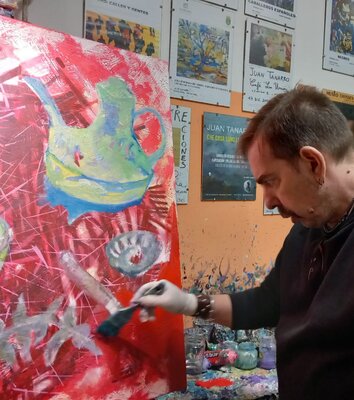 Juan Tanarro in the Studio